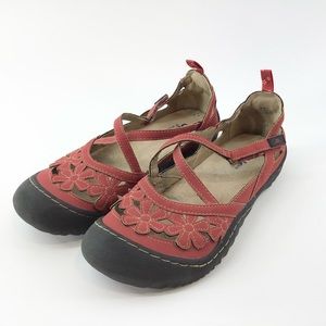 JAMBU | Red JBU Magnolia Memory Foam Comfort Shoes Size 9